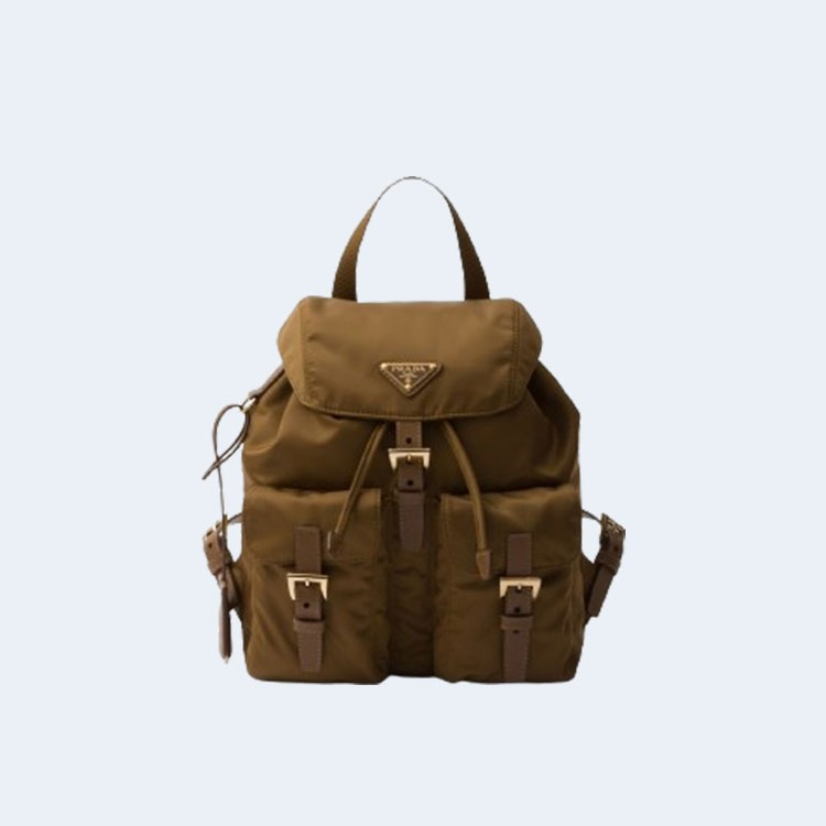 리에디션 1978 스몰 리나일론 백팩 브랜디