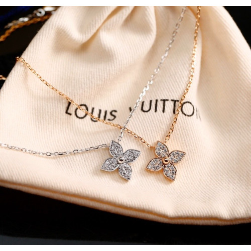 크리스탈 플라워 목걸이