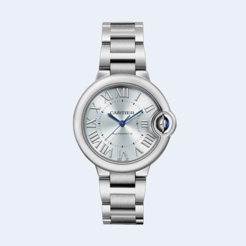 발롱 블루 스틸 블루 실버 선레이 다이얼 33mm