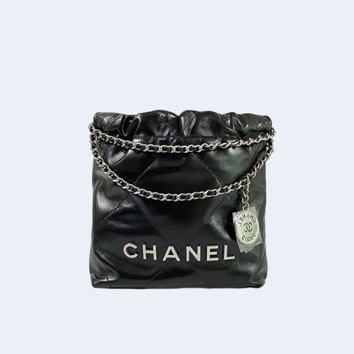 22백 미니 카프스킨 블랙 실버