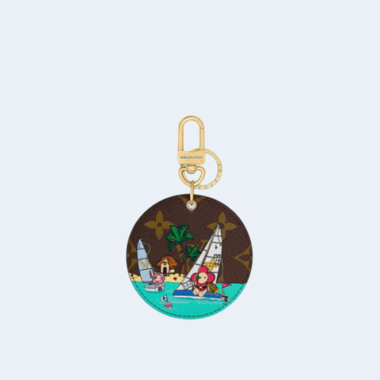 일러스트 비비엔 세일 백 참 & 키 홀더 M82634