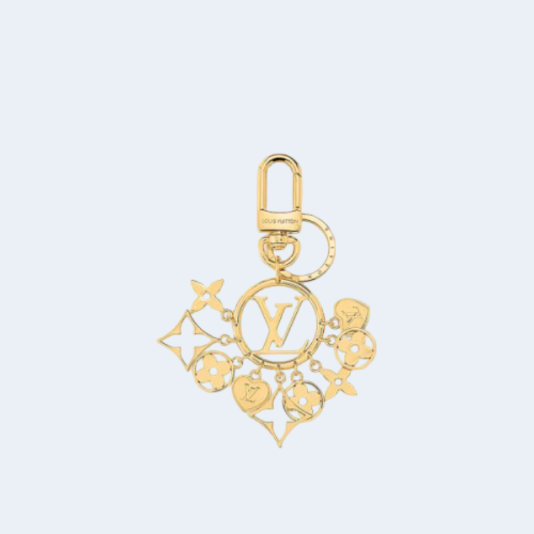 LV 서클 트윙클링 키 링 & 백 참 M01359