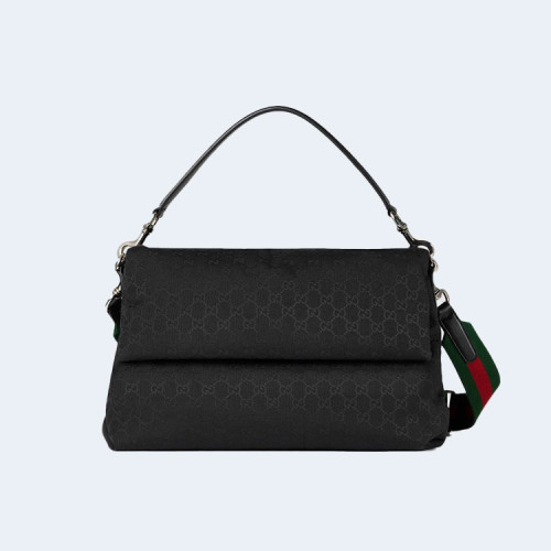 웹 디테일 미디엄 GG 크로스백 블랙