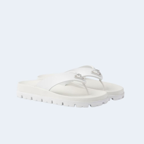 러버 통 샌들 화이트