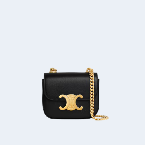 미니 클로드 체인 백 블랙