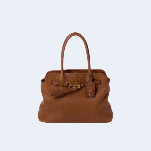 아방뛰르 나파 가죽 백 미디움 오크