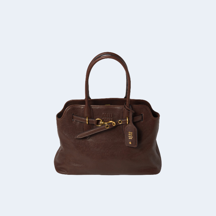 아방뛰르 나파 가죽 백 미디움 브라운