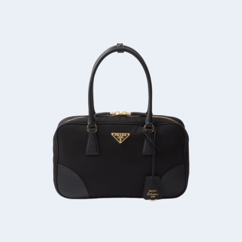 리에디션 1978 리나일론 미디엄 투핸들백 1BB115