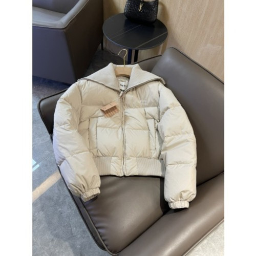 24FW 라펠 크롭 다운 자켓