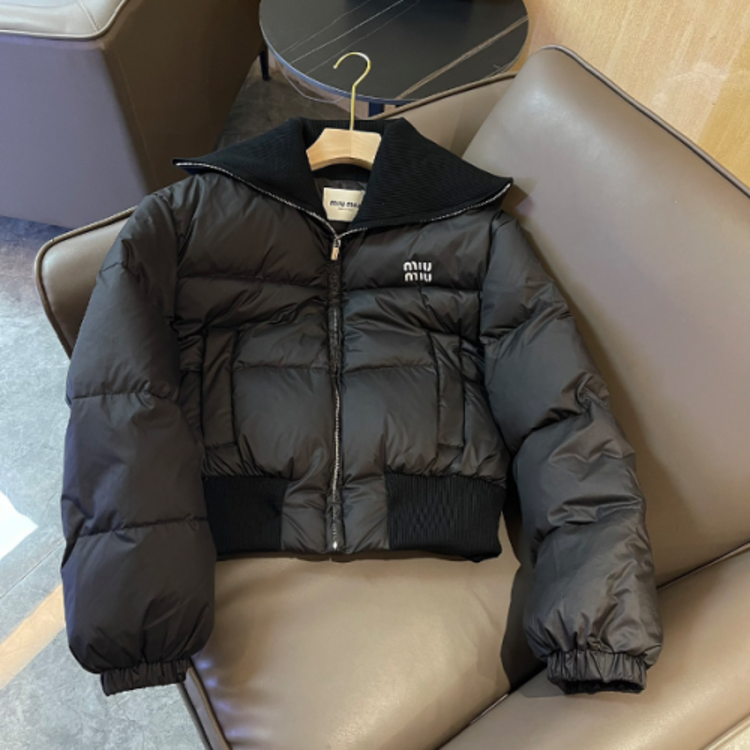 24FW 라펠 크롭 다운 자켓