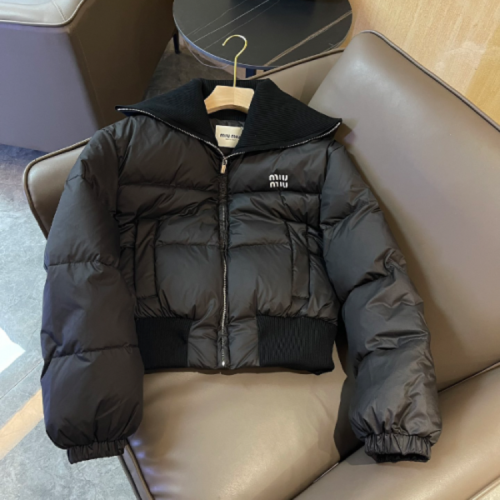 24FW 라펠 크롭 다운 자켓